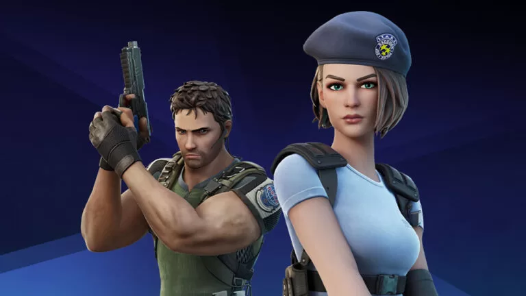 เกม Fortnite ประกาศเพิ่ม Chris Redfield และ Jill Valentine จากซีรีส์ Resident Evil เป็นชุดตัวละครในเกม 1 Fortnite Resident Evil 10 23 21 001 768x432 1 | Fortnite | เกม Fortnite ประกาศเพิ่ม Chris Redfield และ Jill Valentine จากซีรีส์ Resident Evil เป็นชุดตัวละครในเกม