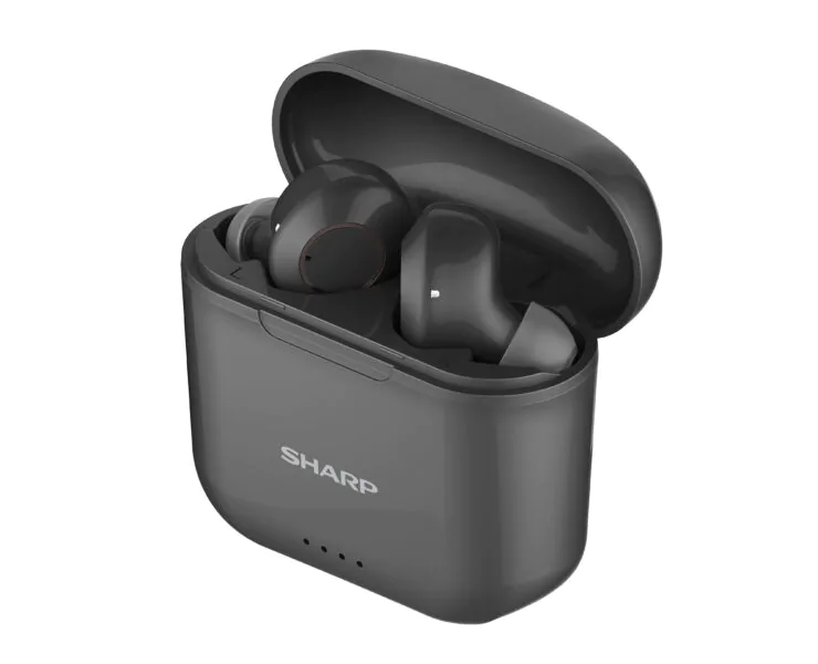 TW30BK CS | Sharp Wireless Earbuds | Sharp Wireless Earbuds ไอเทมคู่ใจ เพลิดเพลินกับการใช้งานยาวนานถึง 6 ชั่วโมง