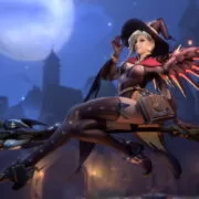 overwatch mercy overwatch wings short hair wallpaper preview | Overwatch | Event Halloween ของ Overwatch มาแล้ว! พร้อมกับของแจก และ สกินใหม่!