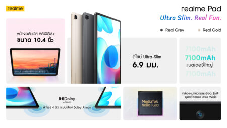 realme เปิดตัว realme Pad แท็บเล็ตรุ่นแรกของแบรนด์ เสริมทัพด้วย realme C25Y และ realme Band 2 พร้อมโปรโมชั่นพิเศษ FLASH SALE
