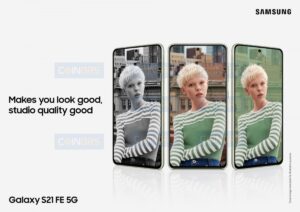 หลุดภาพโปรโมทของ Samsung Galaxy S21 FE 5G เผยสเปกและดีไซน์เครื่อง