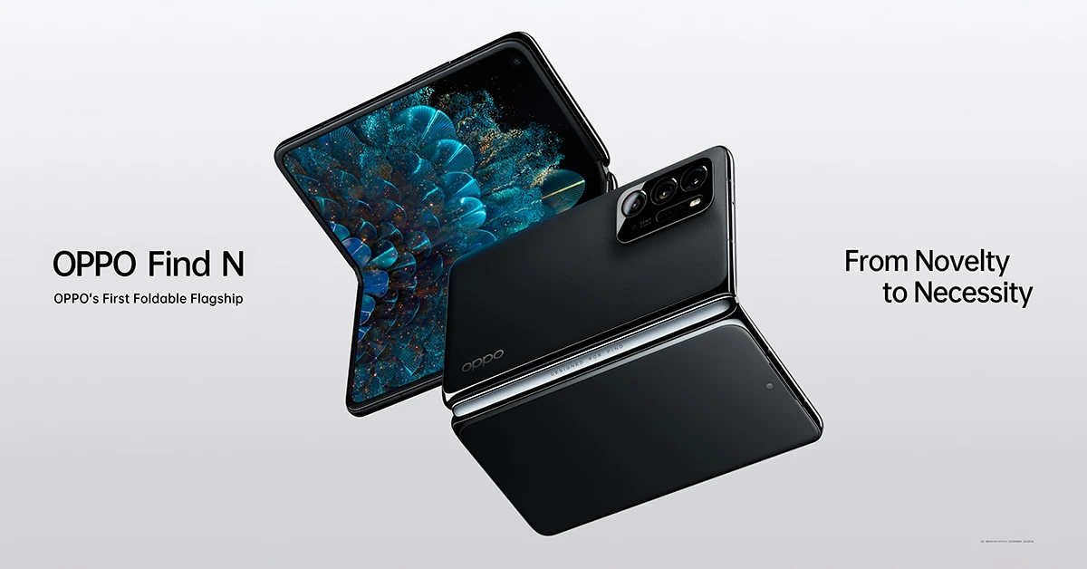 OPPO เปิดตัว OPPO Find N สมาร์ทโฟนแฟล็กชิพจอพับรุ่นแรก 1 Thumbnail OPPO Find N | OPPO | OPPO เปิดตัว OPPO Find N สมาร์ทโฟนแฟล็กชิพจอพับรุ่นแรก