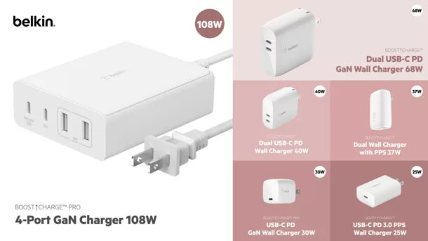 BOOST↑CHARGE™-PRO-4-Port-GaN-Charger-108W