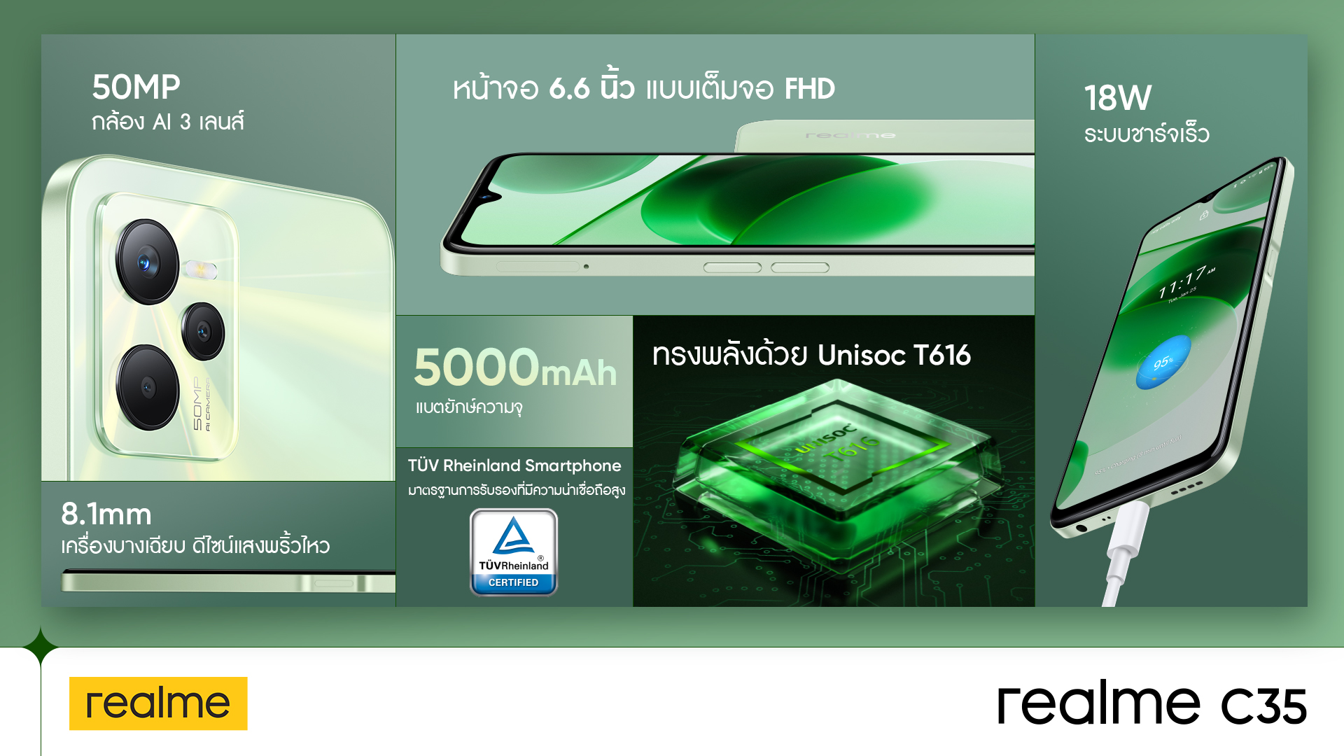 realme-C35-โดดเด่นด้วยดีไซน์สวยแห่งปี