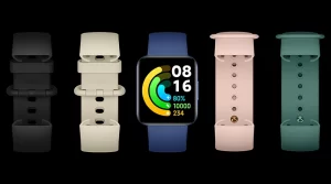 POCO-Watch-with-different-color-bands-on-black-background-qwefiohqwef