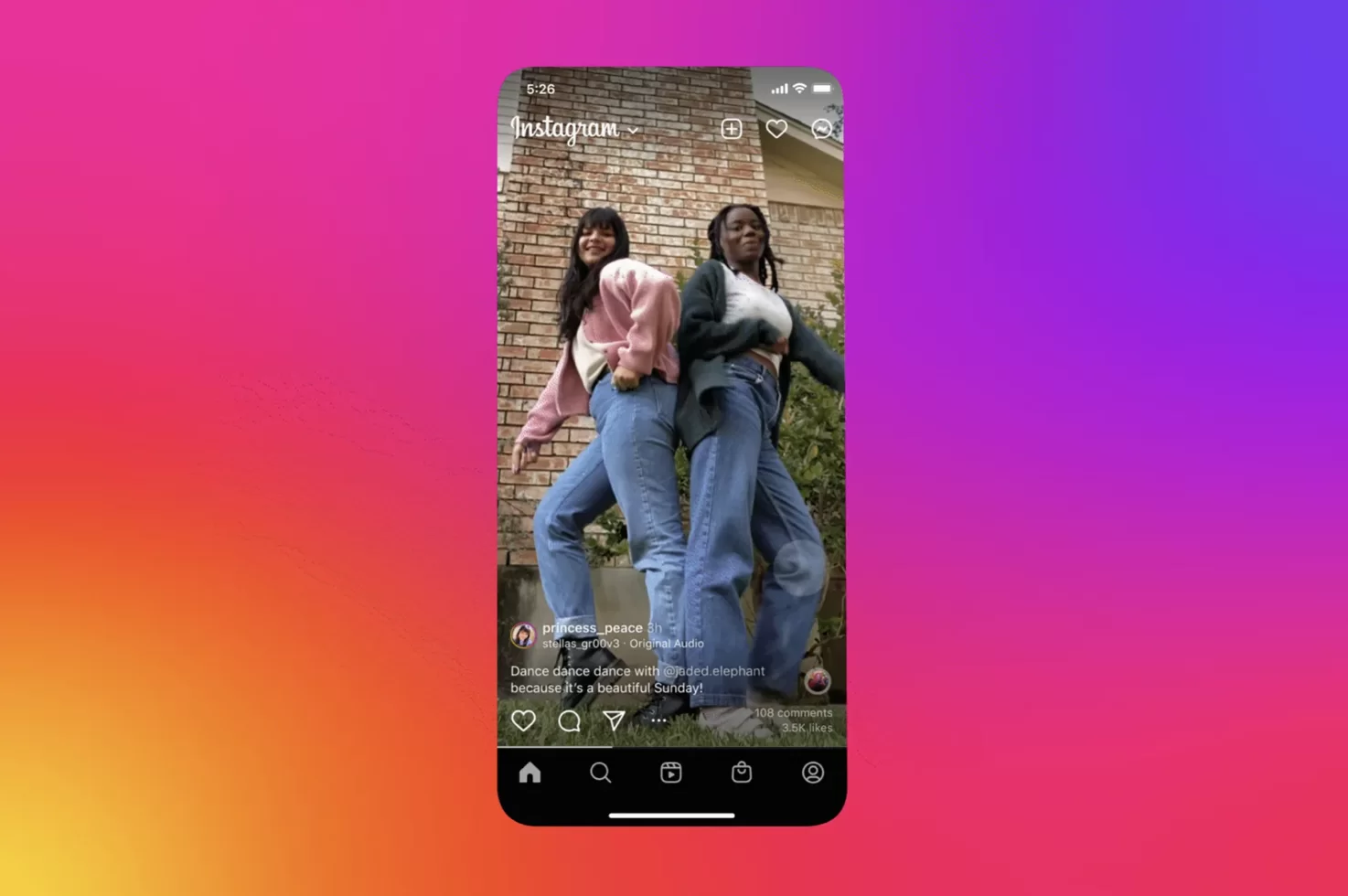 Instagram เริ่มทดสอบหน้าจอ Full Screen แบบ TikTok 1 Screen-Shot-2565-06-19-at-11 15 14