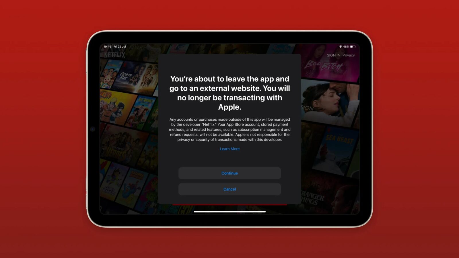 Netflix เปิดให้ผู้ใช้งาน Apple ชำระเงินนอก App Store 1 netflix