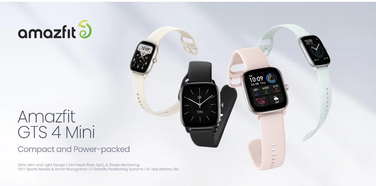 AMAZFIT เปิดตัวสมาร์ทวอทช์ GTS 4 Mini อย่างเป็นทางการ ด้วยรูปลักษณ์ใหม่ล่าสุด ครอบคลุมทุกการใช้งาน 1 7 S 3003