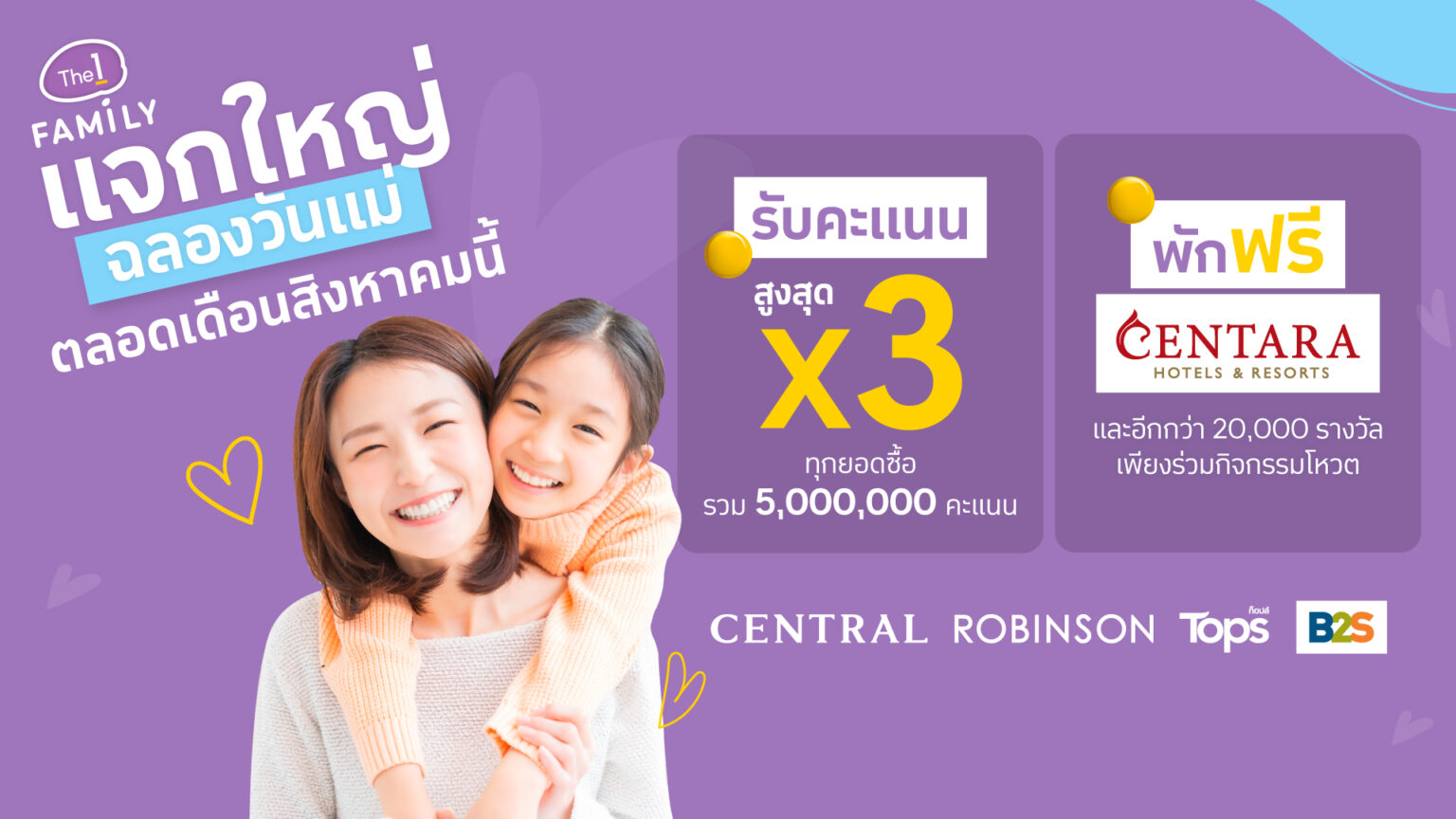 The 1 Family แจกใหญ่ฉลองวันแม่บน The 1 App เท่านั้น! The-1-Family-Mothers-Day