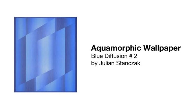 BD1480A58F224781AF61B609C3DC09EF | Julian Stanczak | OPPO ร่วมมือศิลปิน Julian Stanczak สร้างสรรค์ Aquamorphic Wallpaper ใน ColorOS 13