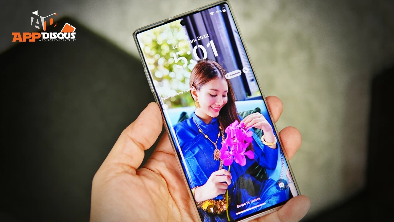 DSC01153 | Android | วิธีทำหน้าล็อคสกรีนแบบเดียวกับ iOS 16 บนเครื่อง Android นำรูปถ่ายมาซ้อนบนนาฬิกา