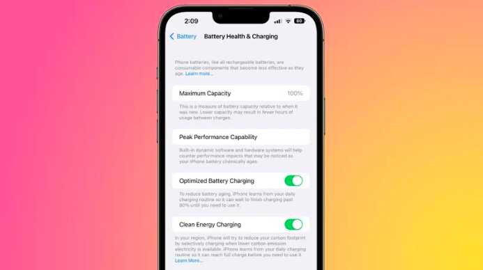 โหมดการชาร์จรักษ์โลก Clean Energy Charging - iOS 16.1 กับฟีเจอร์ใหม่ทั้งหมดที่คุณต้องรู้