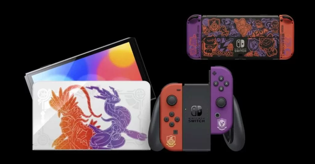 ประกาศเปิดตัว Nintendo Switch OLED Pokémon Scarlet and Violet Edition วางขายวันที่ 4 พฤศจิกายนนี้ 1 nintendo switch oled pokemon scarlet violet edition 1024x534 1 | Nintendo Switch | ประกาศเปิดตัว Nintendo Switch OLED Pokémon Scarlet and Violet Edition วางขายวันที่ 4 พฤศจิกายนนี้