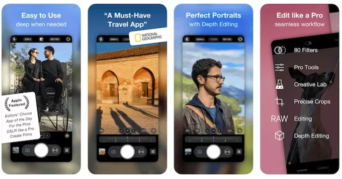 ProCamera : 3 แอปถ่ายรูปยอดเยี่ยมบน iOS ประจำปี 2022