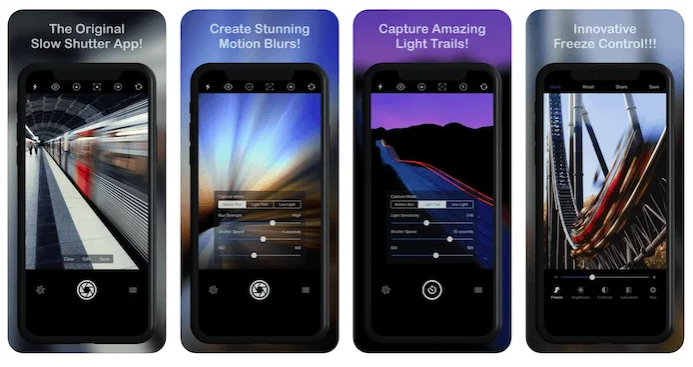 Slow Shutter Cam : 3 แอปถ่ายรูปยอดเยี่ยมบน iOS ประจำปี 2022