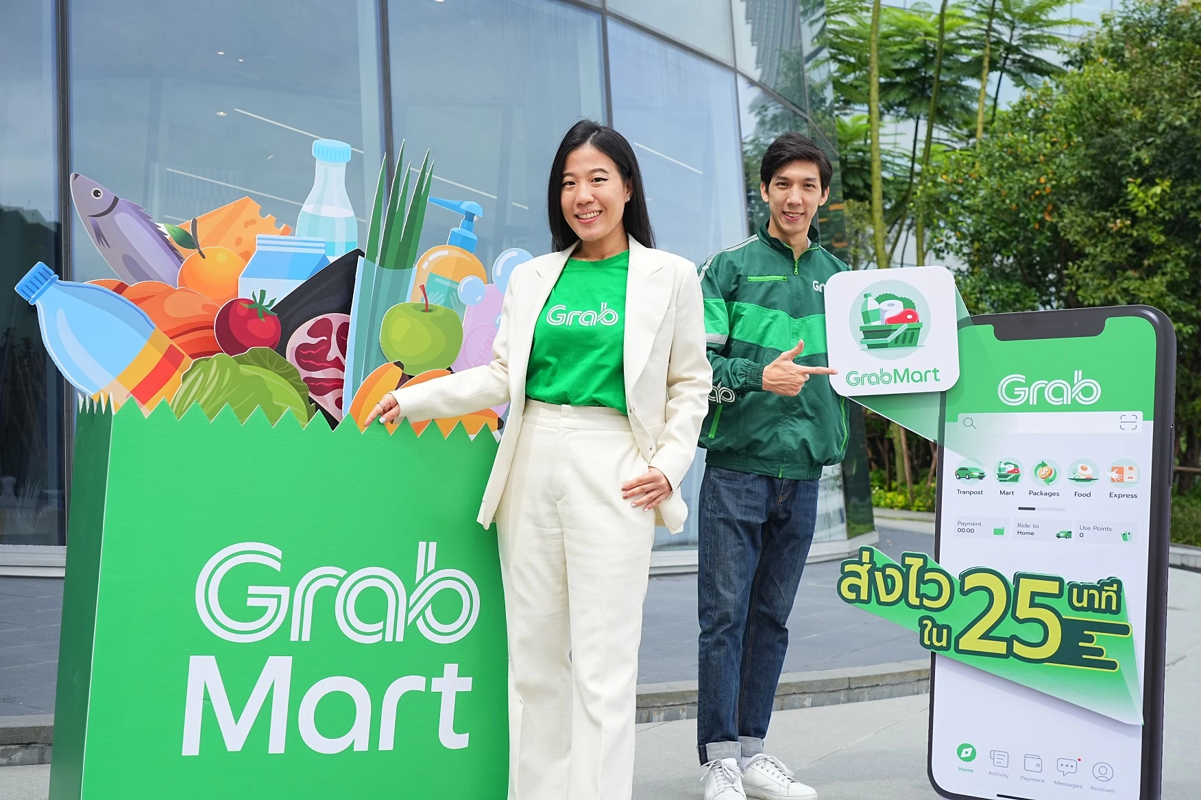 แกร็บมาร์ท ตอกย้ำผู้นำ Quick Commerce 2 | grab | แกร็บขยับดัน 'GrabMart' ชูกลยุทธ์ “คุ้ม ครบ คูล” หนุนร้านเล็ก-โชว์ห่วยเข้าถึงลูกค้าดิจิทัล