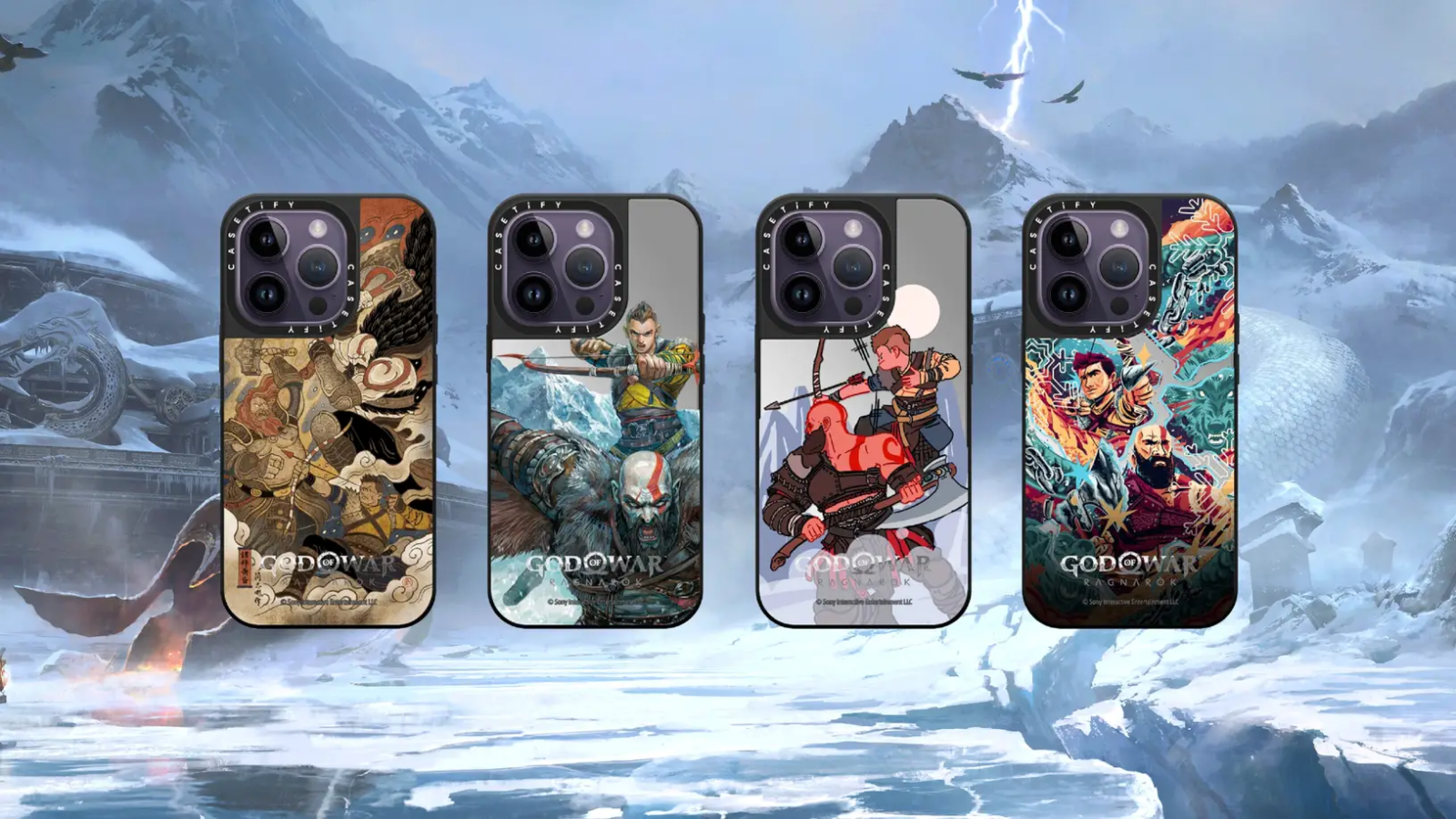 Sony PlayStation เปิดตัวเคสสมาร์ทโฟน CASETiFY x God of War Ragnarök วางจำหน่ายวันพุธที่ 9 พฤศจิกายน 1 Case | Casetify | Sony PlayStation เปิดตัวเคสสมาร์ทโฟน CASETiFY x God of War Ragnarök วางจำหน่ายวันพุธที่ 9 พฤศจิกายน