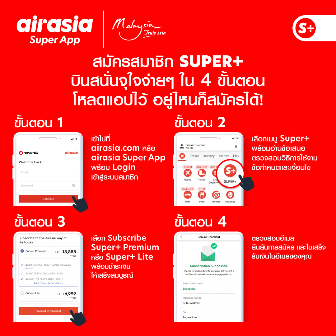 2022TH S PRICE REVEAL PHOTO2 | airasia super app | บินบ่อย สมัครด่วน! airasia Super App ขายแพ็กเกจบินสนั่นแบบรายปี เริ่มต้นแค่ 6,999 บาท
