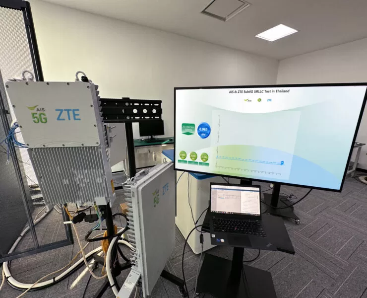 Pic 03 AIS ZTE ทดสอบ URLLC โชว์ความหน่วงต่ำ 1 มิลลิวินาทีบนเครือข่าย 5G คลื่น 2.6 GHz | ZTE | AIS - ZTE ทดสอบ URLLC โชว์ความหน่วงต่ำ 1 มิลลิวินาทีบน 5G รายแรกในไทย เตรียมตอบโจทย์คลาวด์เกมมิ่ง และ Smart Industry