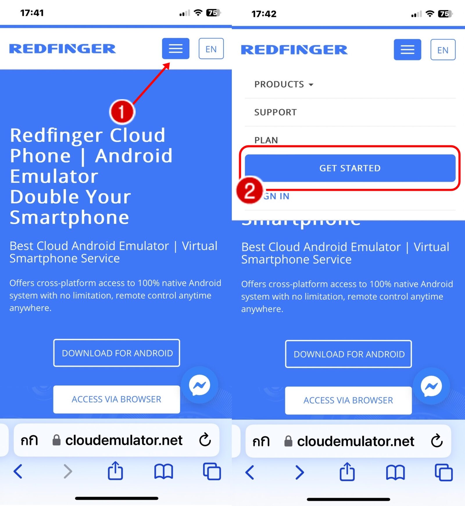 Cloud phone คือ โทรศัพท์เสมือนบนระบบคลาวด์ Redfinger ฟรี!