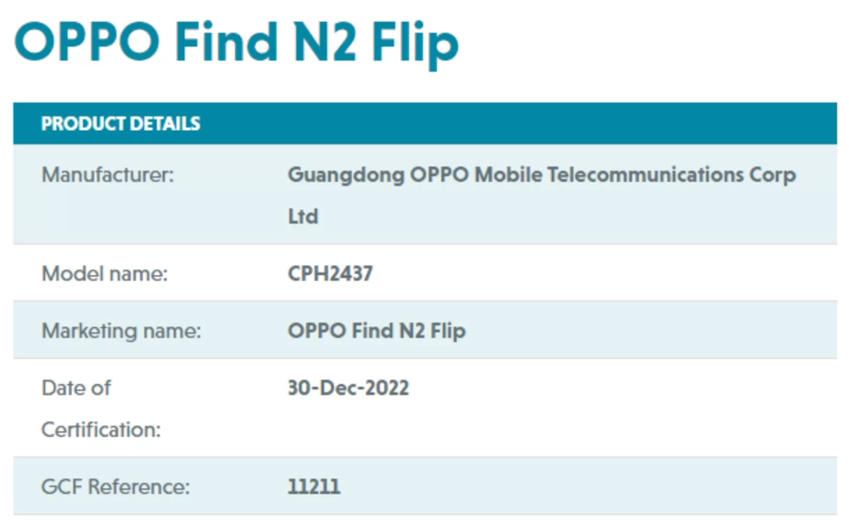 OPPO Find N2 Flip | OPPO | Oppo Find N2 Flip มือถือฝาผับรุ่นขายทั่วโลกของออปโป้ กำลังจะมา