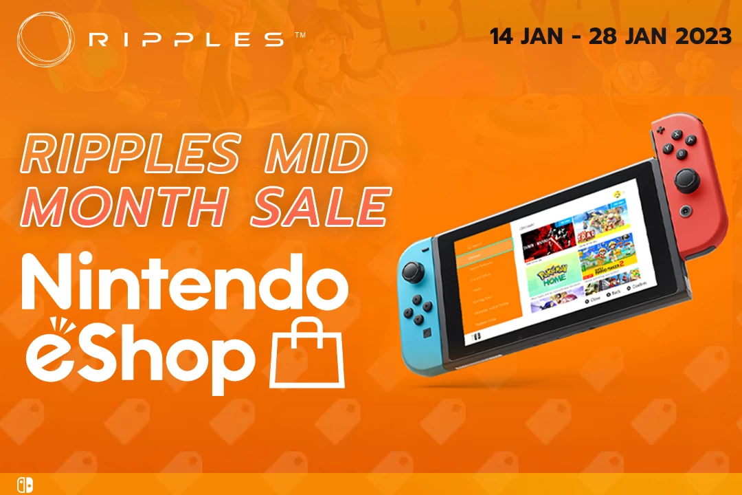 โปรสุดปัง! ลดสูงสุด 80% กับแคมเปญ Ripples Mid Month Sales ตั้งแต่วันที่ 14 มกราคม ถึง 28 มกราคม 2023 นี้ บน Nintendo eShop 1 Untitled 20 | Nintendo | โปรสุดปัง! ลดสูงสุด 80% กับแคมเปญ Ripples Mid Month Sales ตั้งแต่วันที่ 14 มกราคม ถึง 28 มกราคม 2023 นี้ บน Nintendo eShop