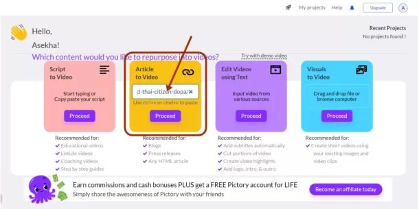 how to pictory ai video maker capcut 18 | AI | วิธีใช้งาน AI ตัดต่อ Video เพียงแค่ใส่เนื้อหา Pictory จะจัดการให้เอง