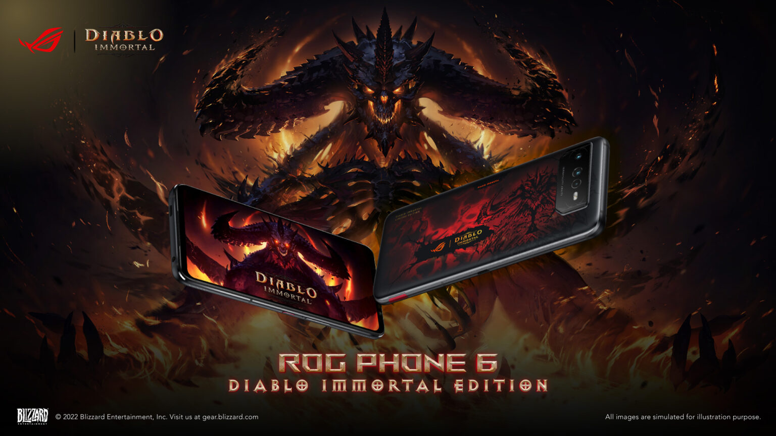 เปิดตัว ROG Phone 6 รุ่นลิมิเต็ดในธีม Diablo Immortal Edition