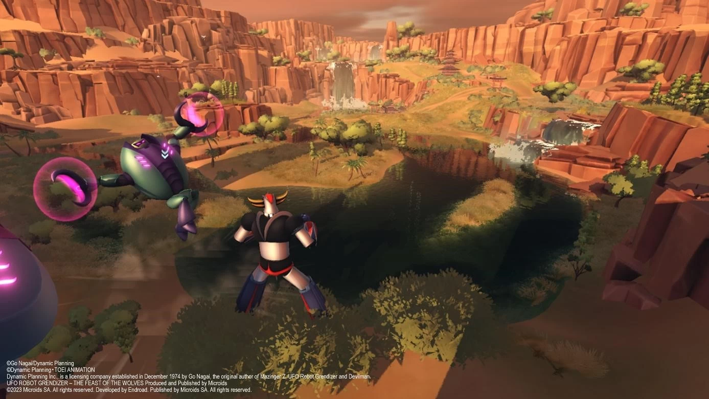 1 1 | Nintendo Switch | เผยตัวอย่างเกมเพลย์แรกของอภินิหารหุ่นเหล็กเกรนไดเซอร์ใน UFO Robot Grendizer: The Feast of the Wolves!