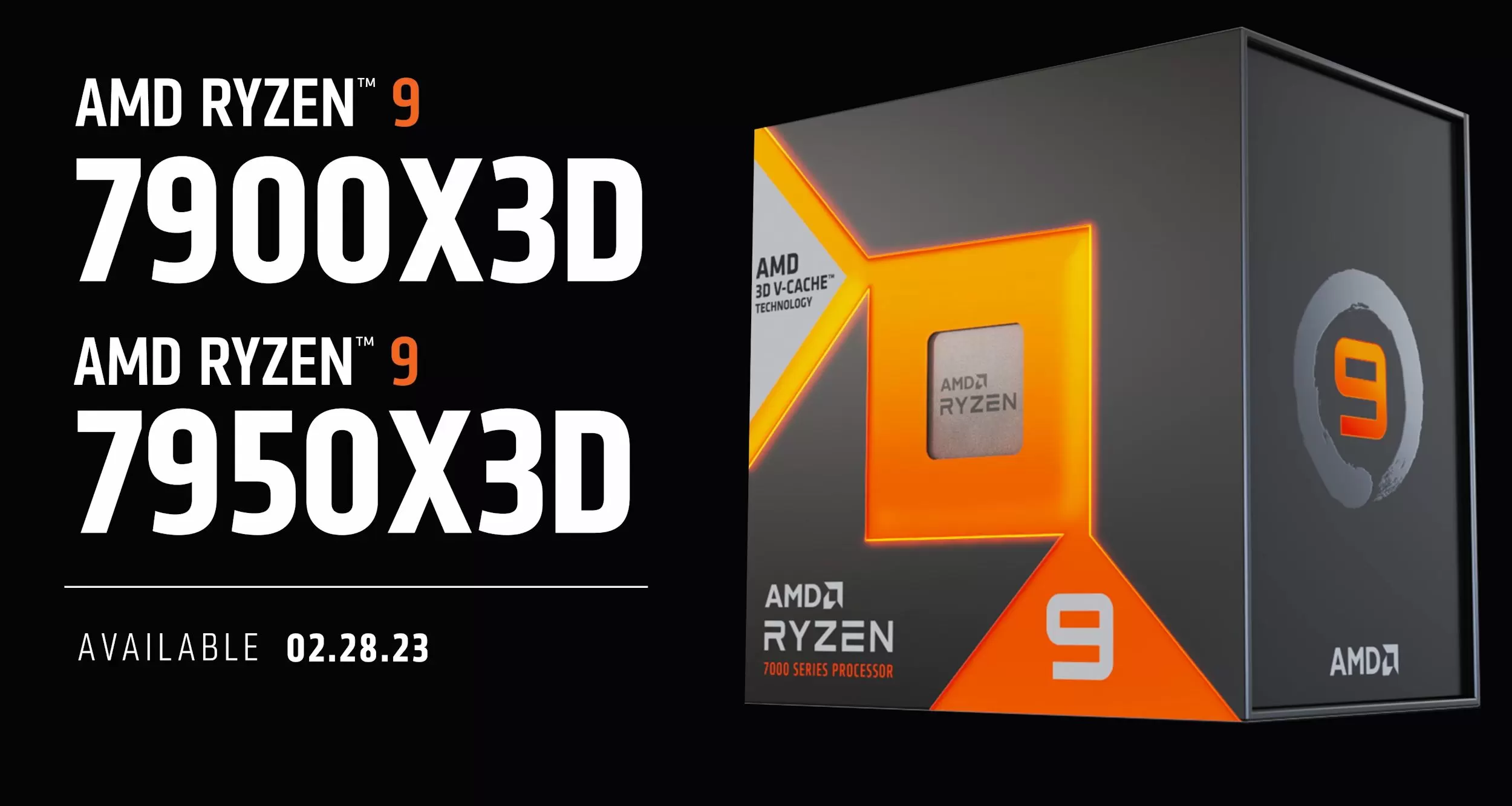 7900X3D LAUNCH DATE | AMD | AMD ประกาศวันวางจำหน่ายและราคา AMD Ryzen 7000X3D ซีรีส์อย่างเป็นทางการ