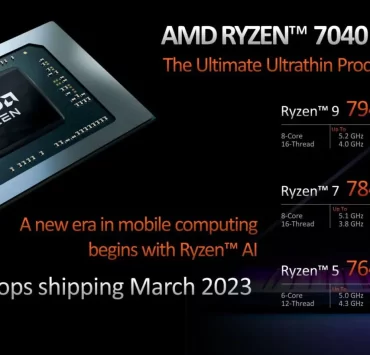 AMD Ryzen 7040 Laptop CPUs Phoenix 2 1456x819.jpg | AMD | AMD ดาวน์เกรด Ryzen 7040 ซีรีส์ ลดสเปกทุกรุ่นและตัดบางฟีเจอร์ทิ้ง