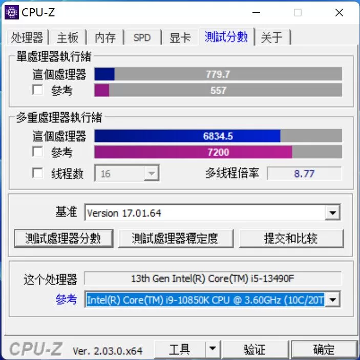 Intel Core i5 13490F CPUZ2 | intel | มาไม่หยุด! Intel เตรียมปล่อย Core i5-13490F เพิ่มขนาดแคชและความเร็วให้สูงขึ้นกว่าเดิม