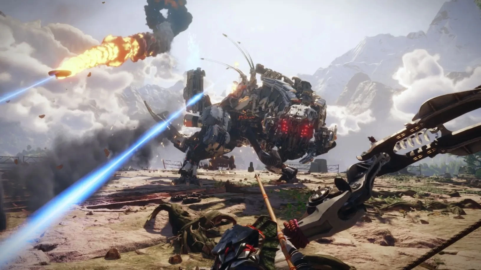 horizoncallmountain 3801583b | Horizon Call of the Mountain | เผยตัวอย่างใหม่ Horizon Call of the Mountain โชว์การต่อสู้สุดเดือดกับเหล่าเครื่องจักร