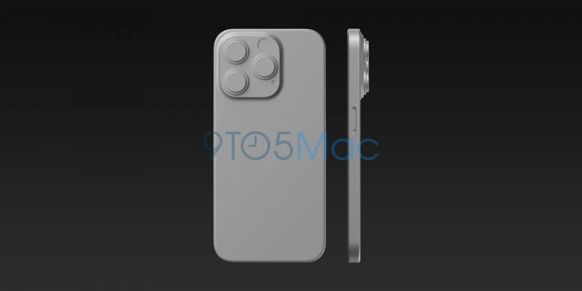 iPhone 15 Rend 3 | apple | ภาพเรนเดอร์ iPhone 15 Pro ขอบจอบางลง ดีไซน์โค้งมนขึ้น และพอร์ต USB-C