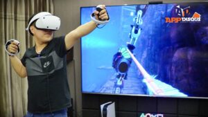 SONY PlayStation VR2 กับการลองเล่น Horizon call of the mountain Horizon Call of the Mountain กับการควบคุมธนูด้วย PS VR 2 Sense Controller