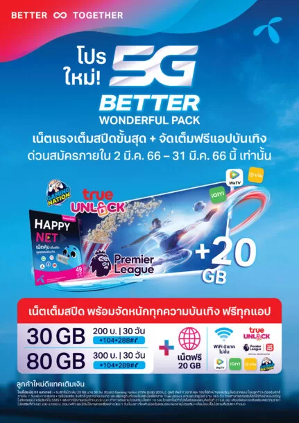 5G Better Wonderful Pack Prepaid | 5G Better Wonderful Pack | ดีแทครวมทรู เปิดแพ็กเกจใหม่ คุ้มสุดที่เคยมีมา ให้ขนาดนี้!