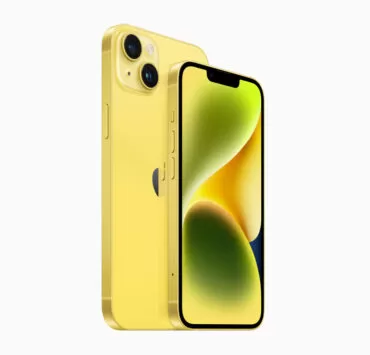 Apple iPhone 14 iPhone 14 Plus yellow 2up 230307.jpg.landing big 2x | apple | Apple เปิดตัว iPhone 14 และ iPhone 14 Plus สีเหลือง
