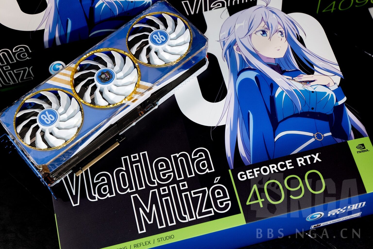 ไม่มีขายแต่น่าโดนมาก GeForce RTX 4090 ลาย Vladilena Milize ผลงานแฟนเมดสุดน่ารัก