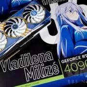GALAX RTX4090 VLADILENA 5 | RTX 4090 | ไม่มีขายแต่น่าโดนมาก GeForce RTX 4090 ลาย Vladilena Milize ผลงานแฟนเมดสุดน่ารัก