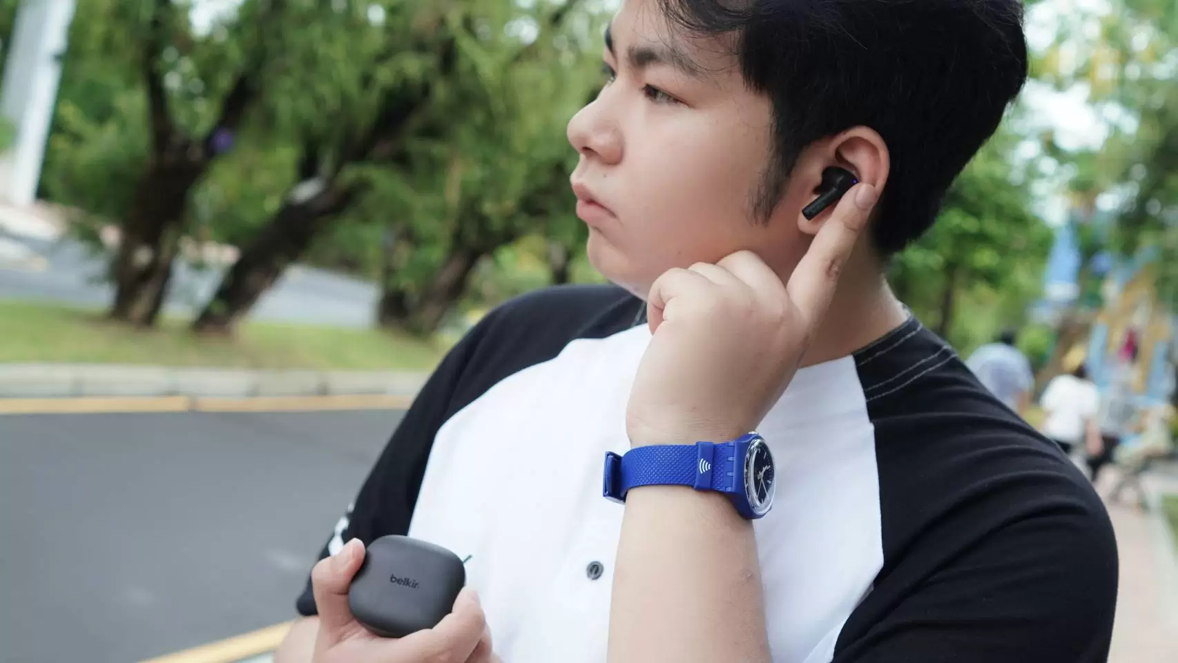 157330 | Belkin | รีวิวหูฟังไร้สาย Belkin SoundForm Pulse Nose Cancellation Earbuds