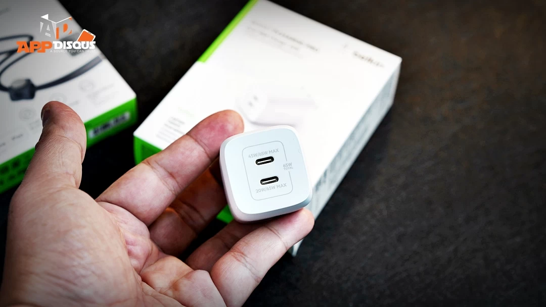 Belkin BoostCharge Pro Dual USB C with Lightning DSC07930 | Belkin | รีวิวหัวชาร์จ Belkin BoostCharge Pro Dual USB-C 65W ไฟแรง รูชาร์จคู่ อุ่นใจได้ในขนาดพกพา