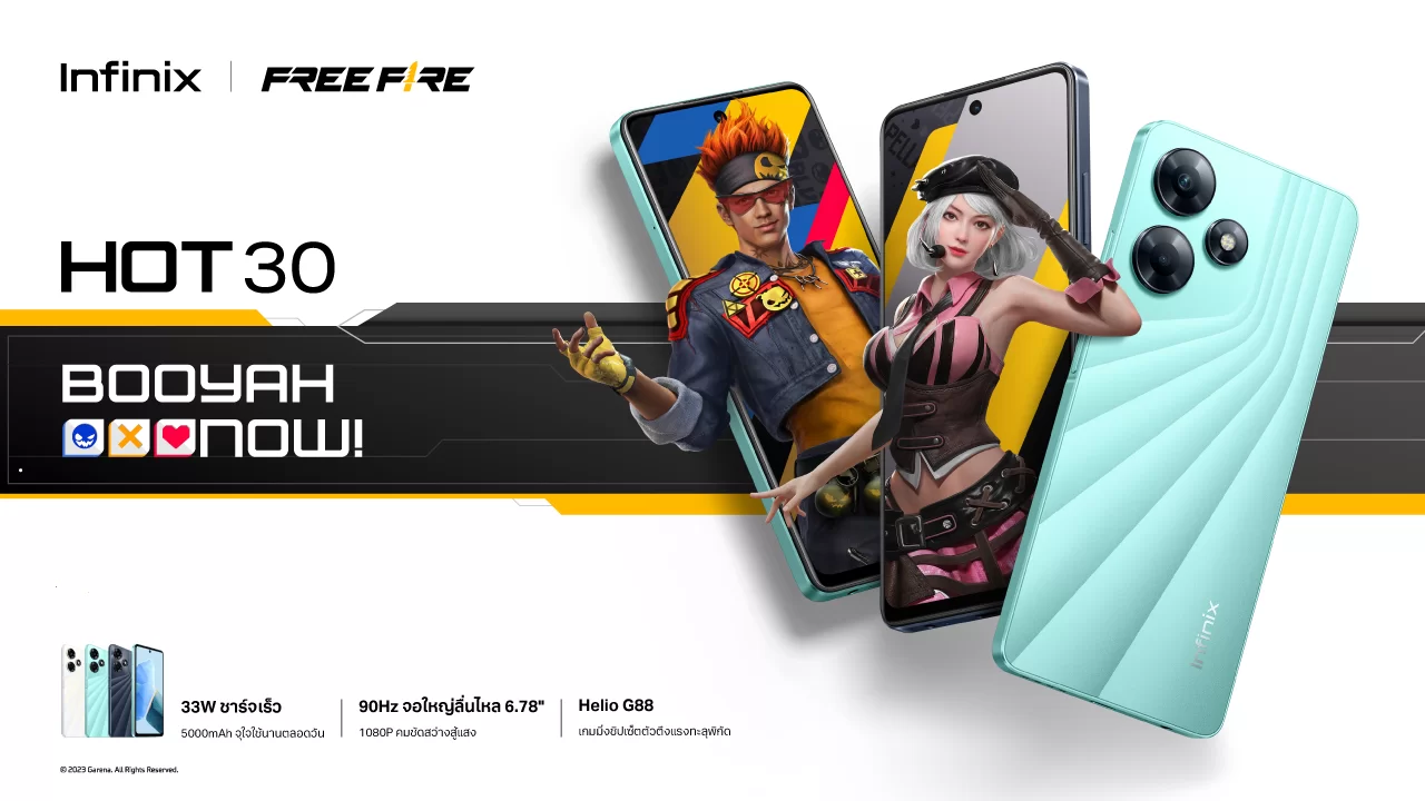 ส่องสมาร์ตโฟนใหม่ Infinix HOT 30 มากับชาร์จเร็ว 33W งบไม่เกินห้าพัน! ช่วยให้ชีวิตง่ายขึ้น 1 KV Infinix HOT 30 Series | Infinix | ส่องสมาร์ตโฟนใหม่ Infinix HOT 30 มากับชาร์จเร็ว 33W งบไม่เกินห้าพัน! ช่วยให้ชีวิตง่ายขึ้น