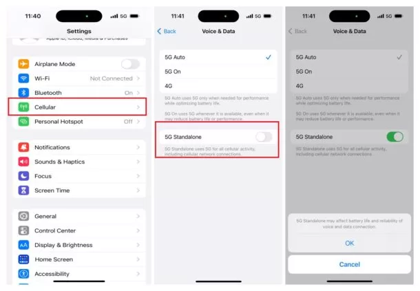 ddd horz | 5G SA | อัพเดท iPhone 14 ให้เป็น iOS 16.4 เพื่อรับสัญญาณ 5G SA เต็มรูปแบบได้แล้ว