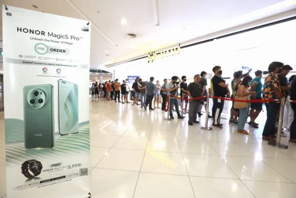 HONOR ยอดจองถล่มทลาย 01 สำเนา | honor | กระแสตอบรับดีเกินคาด HONOR Magic5 Pro 5G ยอดจองถล่ม เพิ่มขึ้นกว่ารุ่นเดิม 30 เท่า!