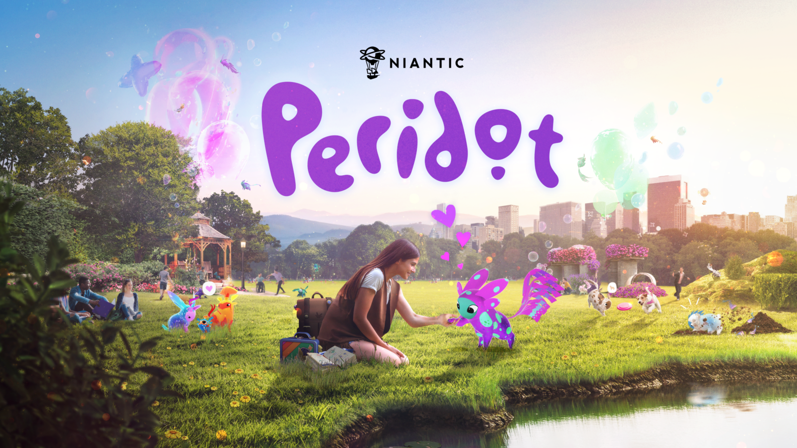 เลี้ยงสัตว์บนมือถือกันได้แล้ว! เปิดตัว Peridot เกมจำลองสัตว์เลี้ยงแสนน่ารักที่ขับเคลื่อนด้วย AI ของ Niantic 1 Peridot Hero KV NianticLogo 1 | Niantic | เลี้ยงสัตว์บนมือถือกันได้แล้ว! เปิดตัว Peridot เกมจำลองสัตว์เลี้ยงแสนน่ารักที่ขับเคลื่อนด้วย AI ของ Niantic