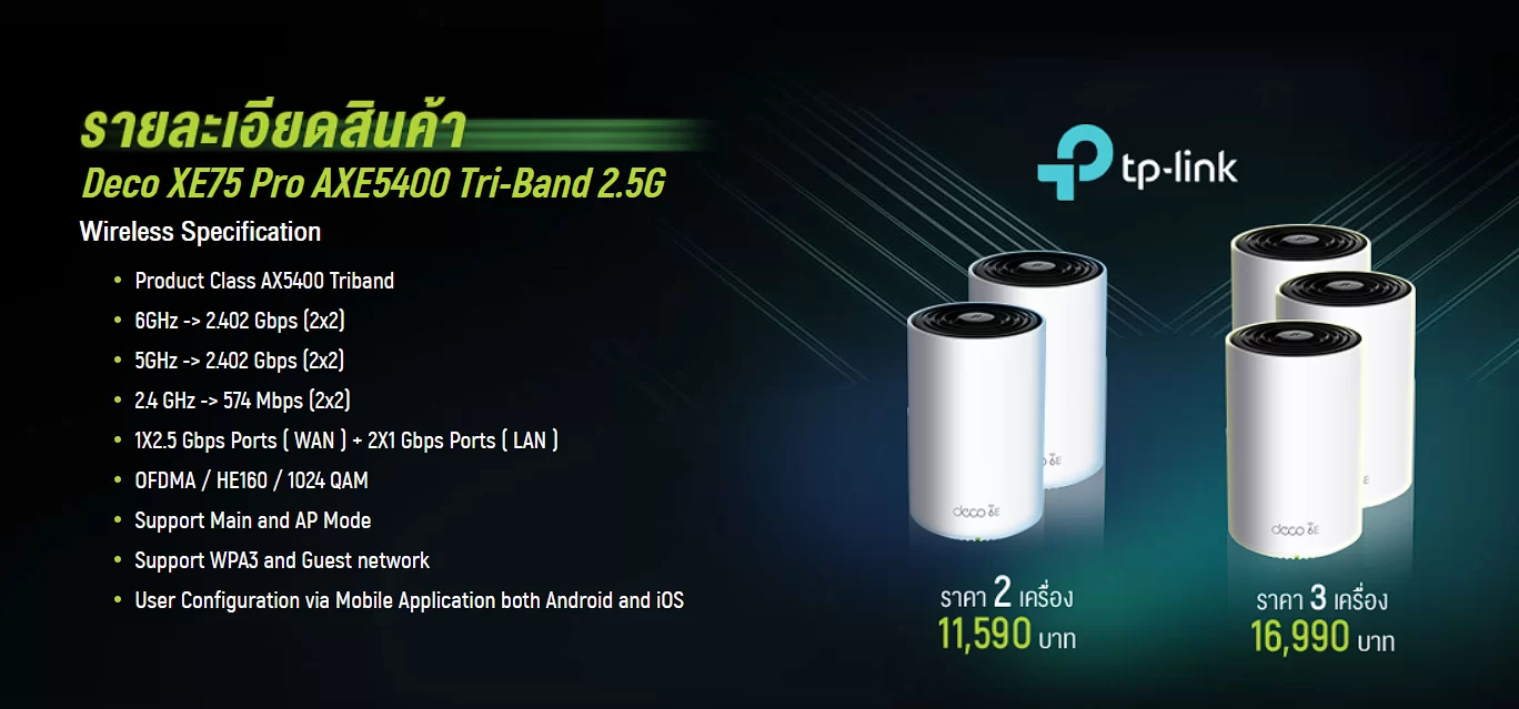 2023 05 03 113216 | 6GHz | AIS Fibre เปิดตัว WiFi 6E Router จาก TP Link ยกระดับความเร็วแรงเน็ตบ้าน บนย่านความถี่ใหม่ 6GHz