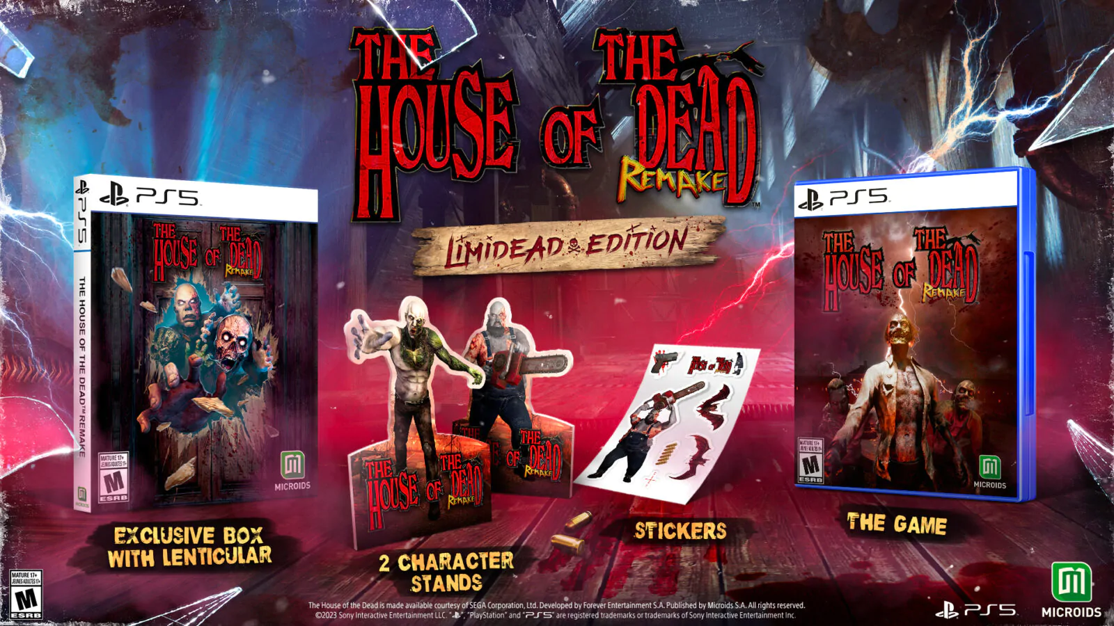The House of the Dead: Remake Limidead Edition เตรียมวางจำหน่ายในรูปแบบแผ่นบน PS5 1 BS HOUSEofDEATH PS5 ESRB USCA | Excelgames Interactive | The House of the Dead: Remake Limidead Edition เตรียมวางจำหน่ายในรูปแบบแผ่นบน PS5