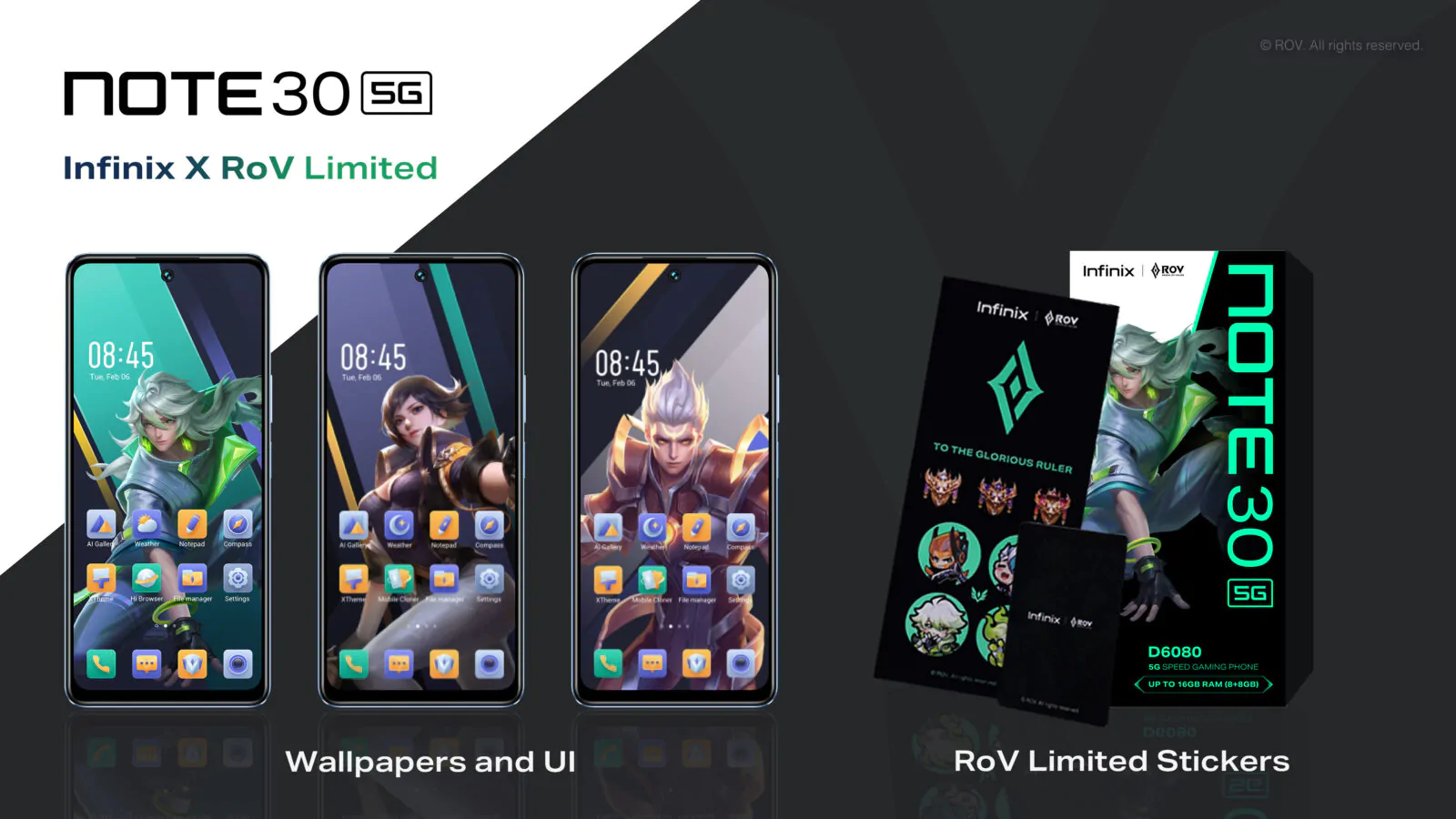 Infinix ปล่อยมือถือสายเกม NOTE 30 Series ชูจุดขาย 5G คุ้มสุดในราคา 7,499 บาท เริ่มขาย 13 มิถุนายนนี้! 1 Infinix X RoV Limited | Infinix | Infinix ปล่อยมือถือสายเกม NOTE 30 Series ชูจุดขาย 5G คุ้มสุดในราคา 7,499 บาท เริ่มขาย 13 มิถุนายนนี้!