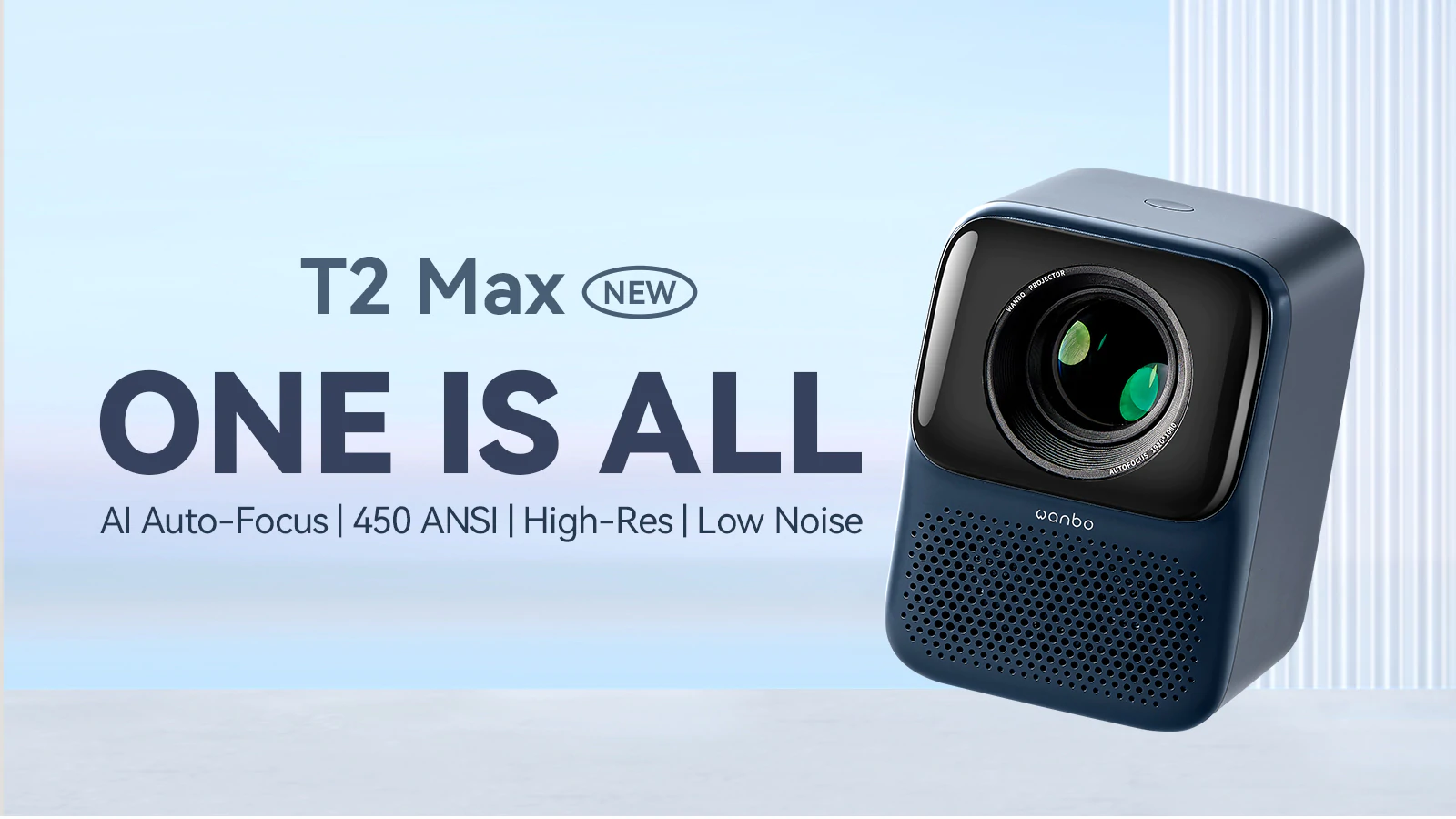 Wanbo เปิดตัวโปรเจคเตอร์รุ่นล่าสุด “New T2 Max” ตัวเล็ก สว่างชัดเจน 1 Wanbo | New T2 Max | Wanbo เปิดตัวโปรเจคเตอร์รุ่นล่าสุด “New T2 Max” ตัวเล็ก สว่างชัดเจน