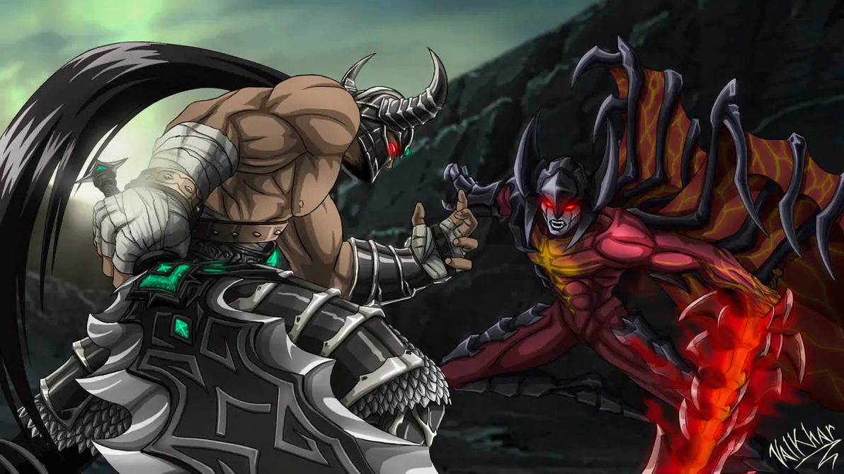 รวม 7 เนื้อเรื่องความสัมพันธ์ Champian ที่คุณอาจยังไม่รู้ใน League Of Legends! 1 aatrox vs tryndamere by valkhar daq2lfu pre | League of Legends | รวม 7 เนื้อเรื่องความสัมพันธ์ Champian ที่คุณอาจยังไม่รู้ใน League Of Legends!
